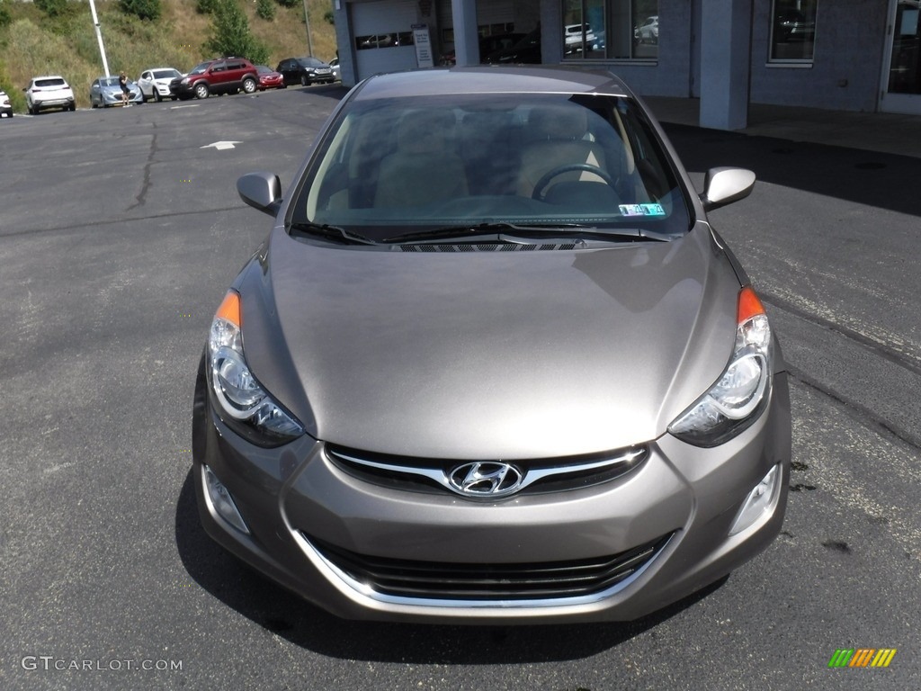 2013 Elantra GLS - Desert Bronze / Beige photo #4