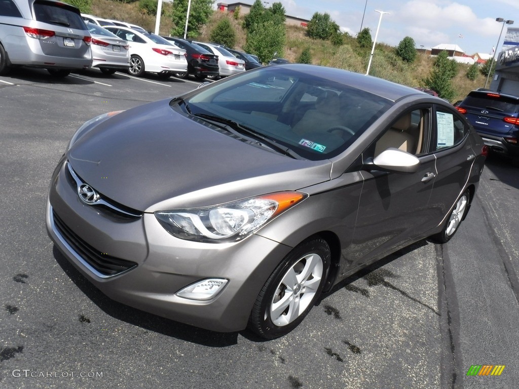 2013 Elantra GLS - Desert Bronze / Beige photo #5