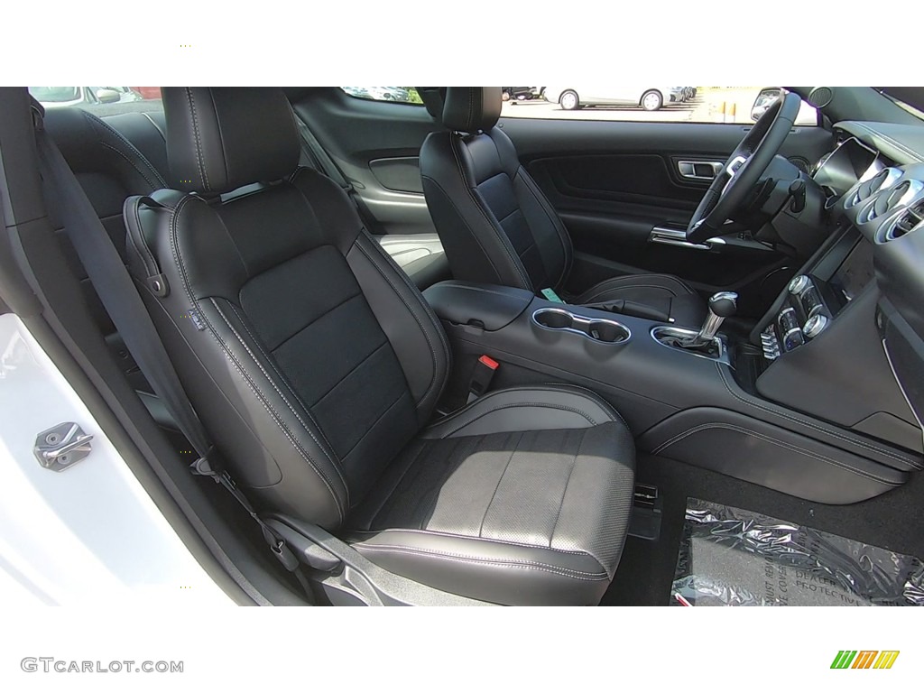 Ebony Interior 2020 Ford Mustang EcoBoost Premium Fastback Photo #139194997