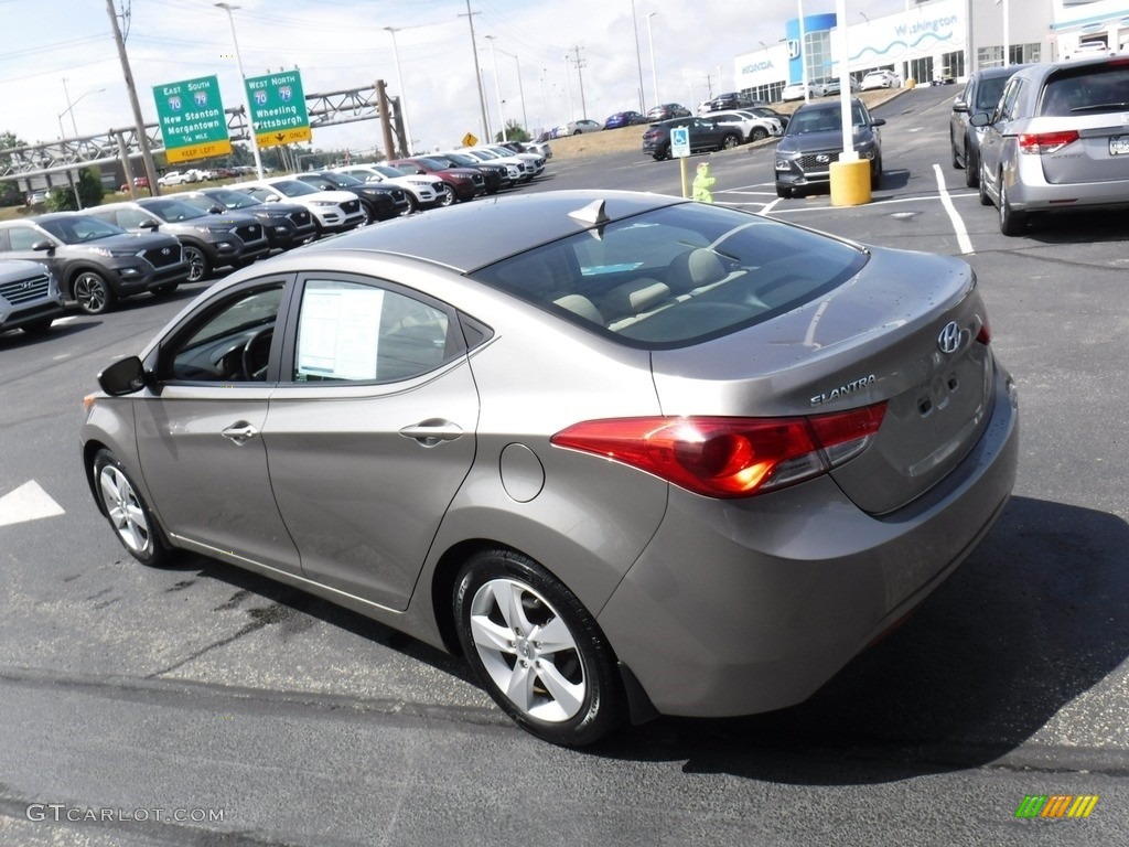 2013 Elantra GLS - Desert Bronze / Beige photo #7