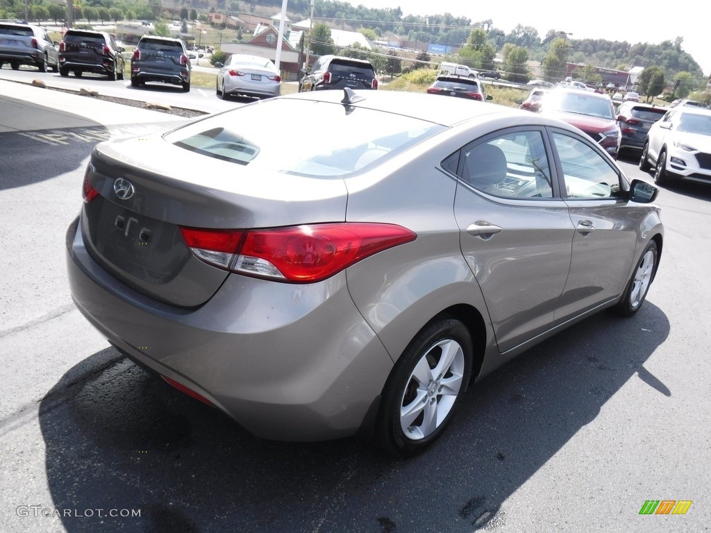 2013 Elantra GLS - Desert Bronze / Beige photo #9