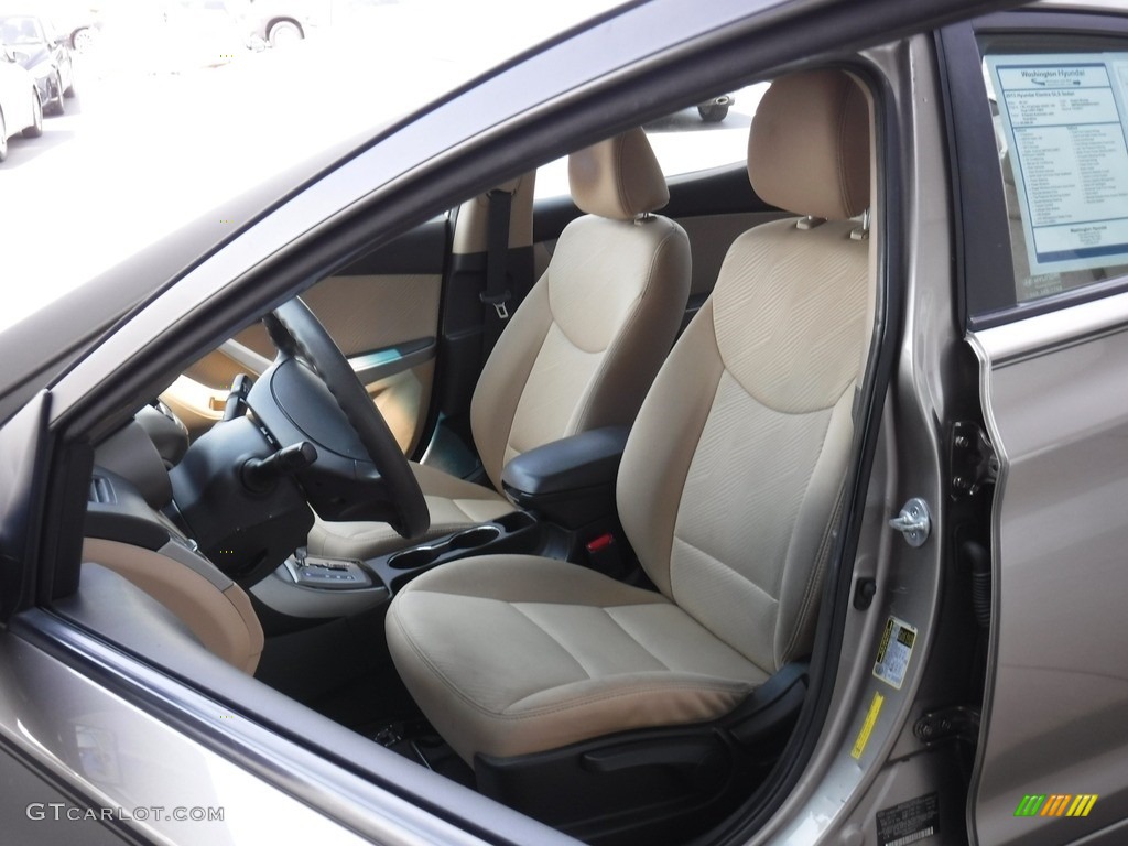 2013 Elantra GLS - Desert Bronze / Beige photo #12