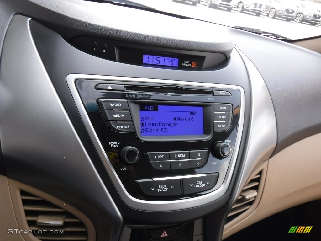 2013 Elantra GLS - Desert Bronze / Beige photo #15
