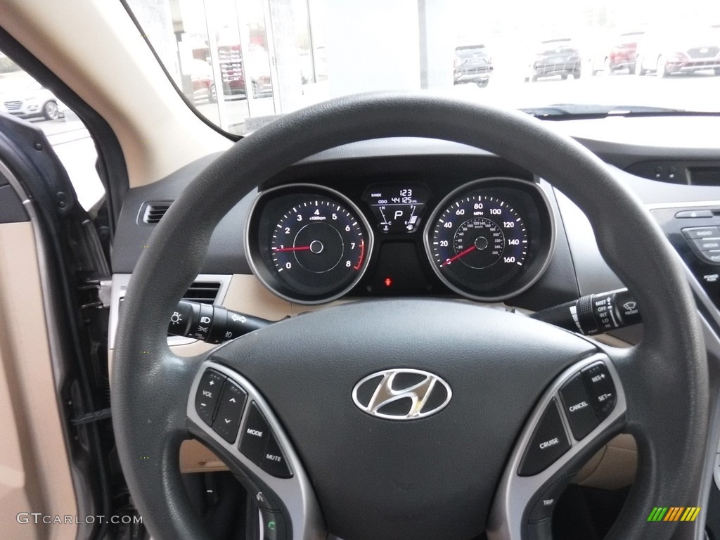 2013 Elantra GLS - Desert Bronze / Beige photo #19