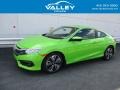 2017 Energy Green Pearl Honda Civic EX-T Coupe #139186057