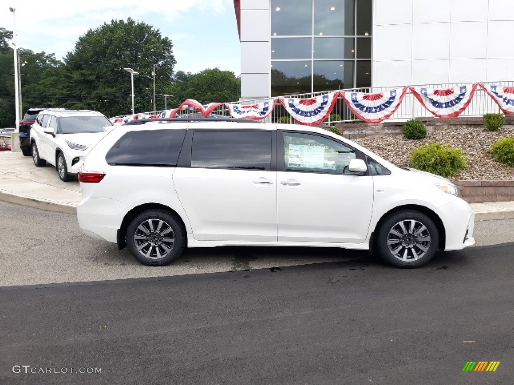 Blizzard White Pearl 2020 Toyota Sienna XLE AWD Exterior Photo #139195405
