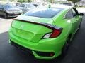 2017 Energy Green Pearl Honda Civic EX-T Coupe  photo #5