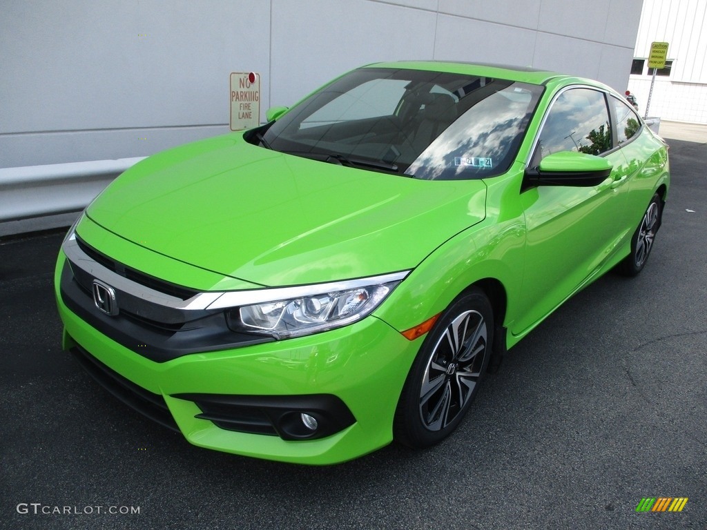 Energy Green Pearl 2017 Honda Civic EX-T Coupe Exterior Photo #139195561