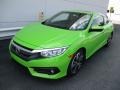 Energy Green Pearl 2017 Honda Civic EX-T Coupe Exterior