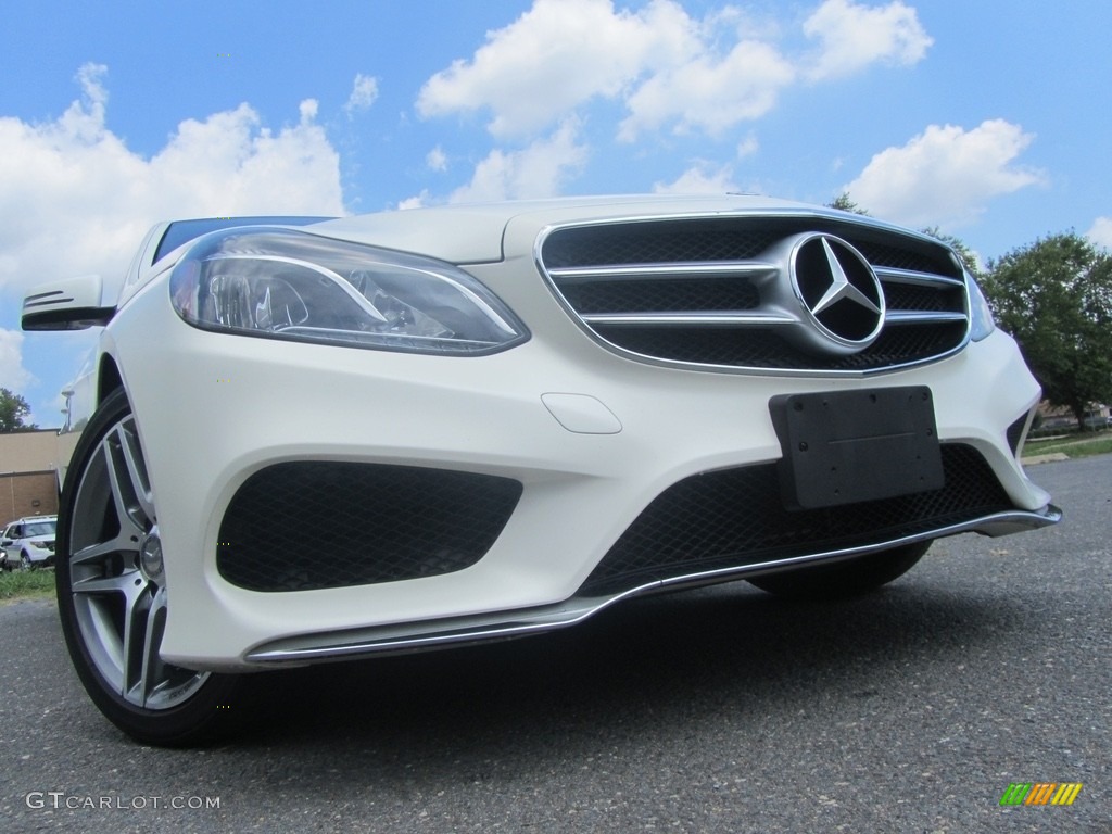 2014 E 350 Sport Sedan - designo Magno Cashmere White / Black photo #2