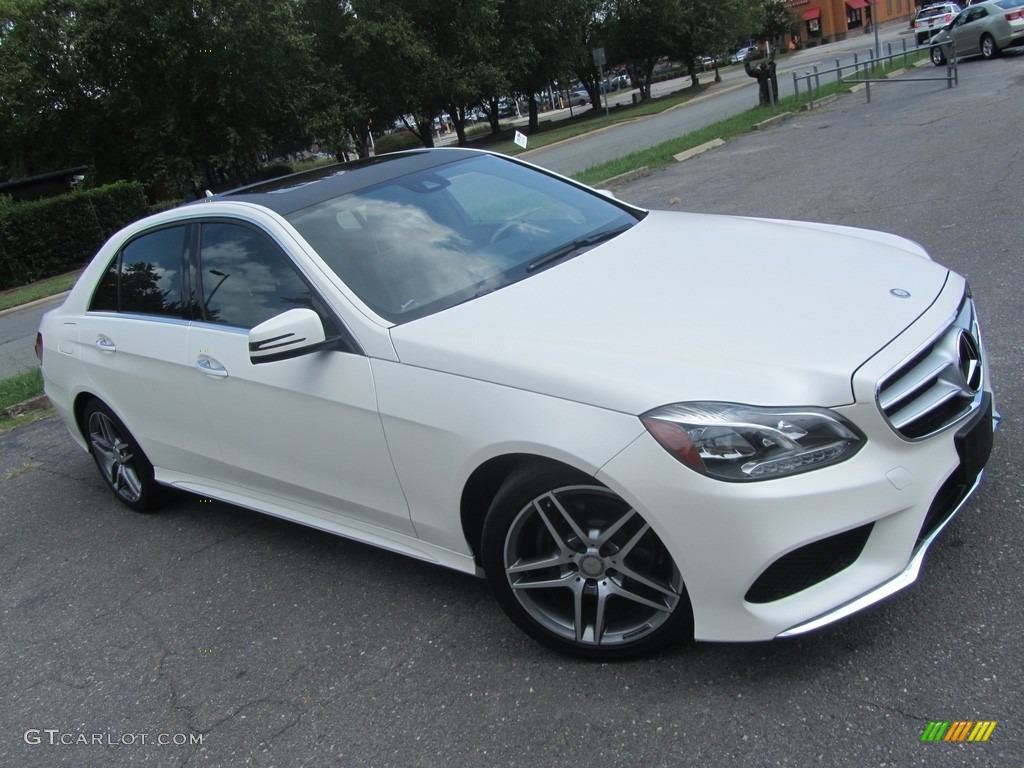 2014 E 350 Sport Sedan - designo Magno Cashmere White / Black photo #3