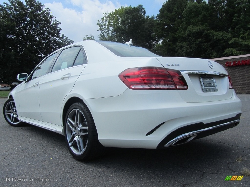 2014 E 350 Sport Sedan - designo Magno Cashmere White / Black photo #8