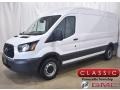 Oxford White 2018 Ford Transit Van 250 MR Long