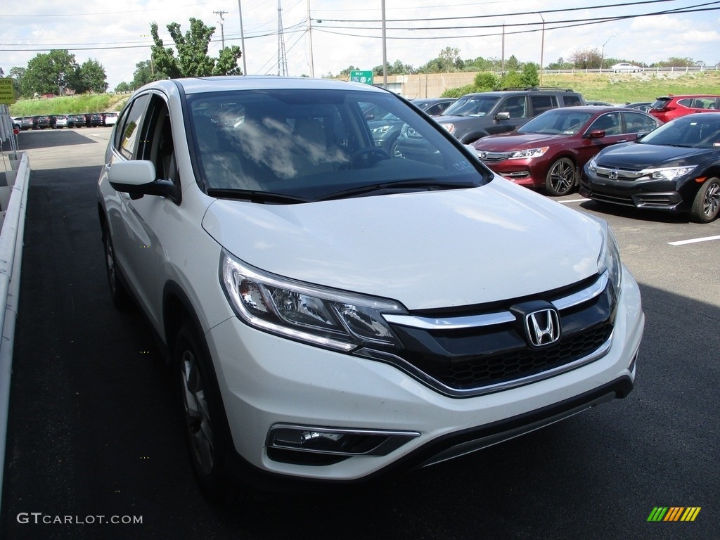 2015 CR-V EX - White Diamond Pearl / Beige photo #6