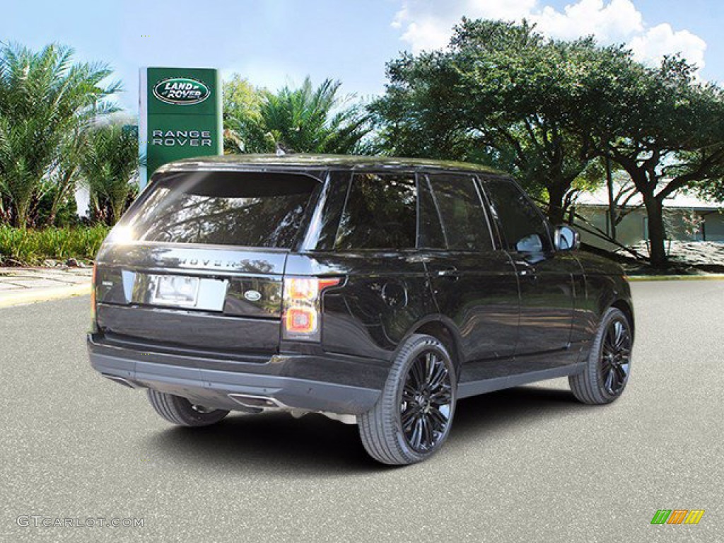 2020 Range Rover HSE - Santorini Black Metallic / Ebony photo #3