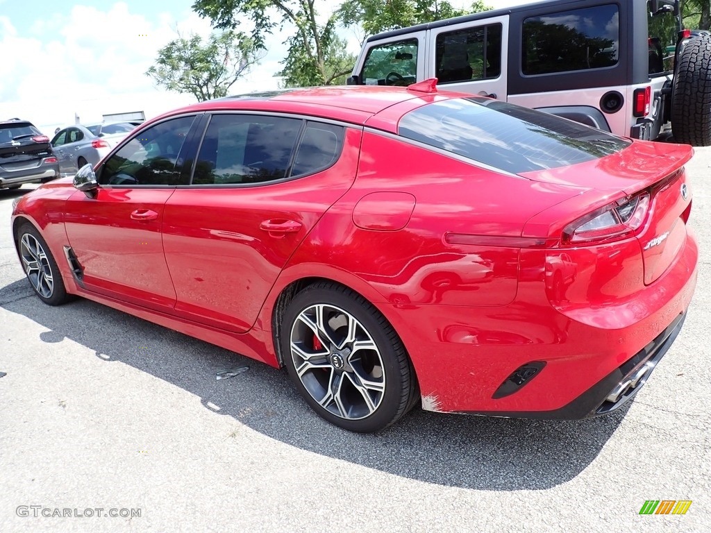 2018 Stinger GT2 AWD - HiChroma Red / Black photo #3