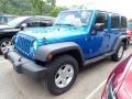 Hydro Blue Pearl - Wrangler Unlimited Sport 4x4 Photo No. 1