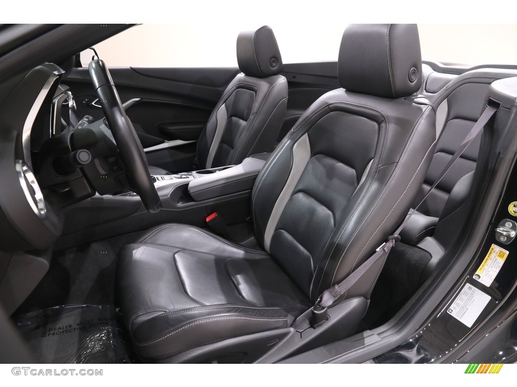 Jet Black Interior 2017 Chevrolet Camaro LT Convertible Photo #139200517