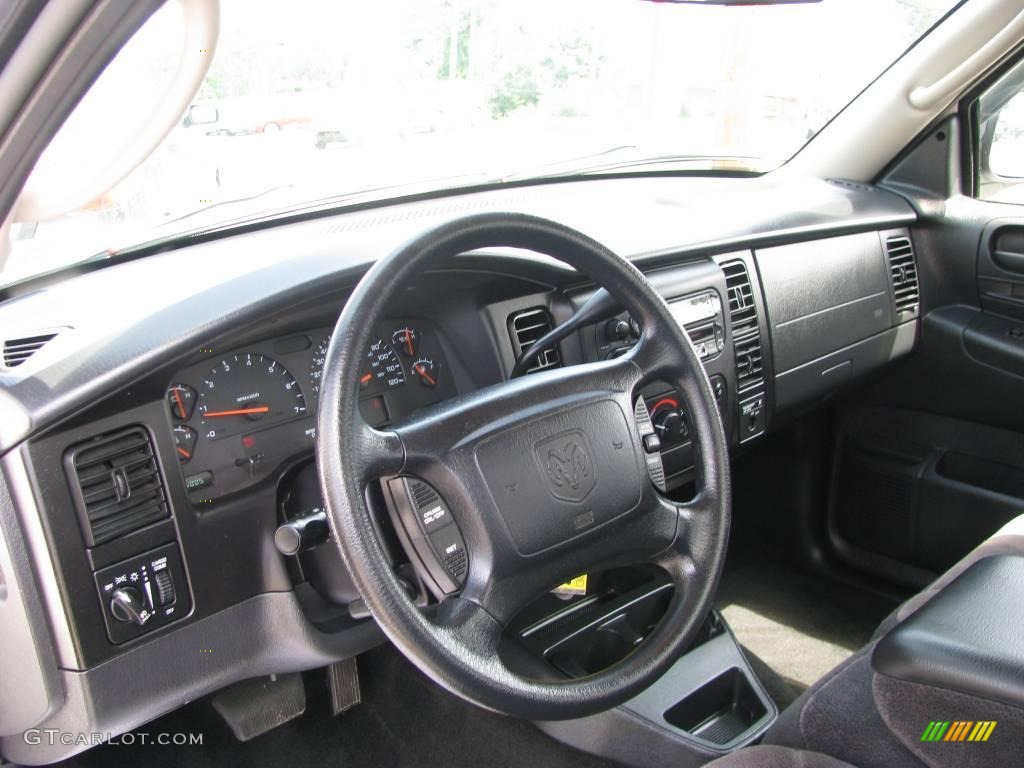 2002 Dakota Sport Regular Cab - Bright White / Dark Slate Gray photo #10