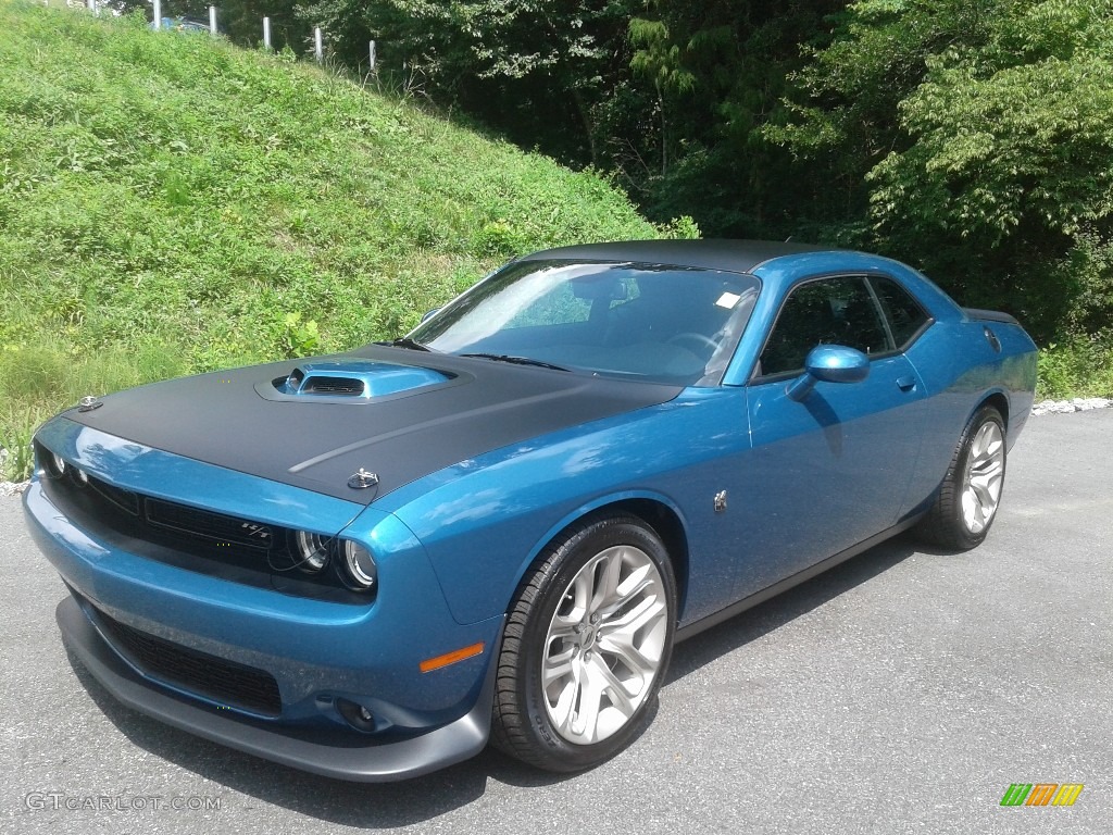 2020 Challenger R/T Scat Pack 50th Anniversary Edition - Frostbite / Black photo #2