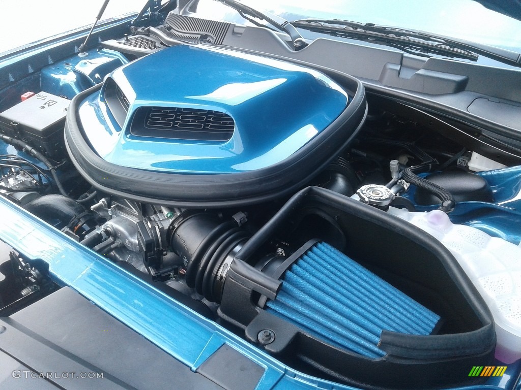 2020 Dodge Challenger R/T Scat Pack 50th Anniversary Edition 392 SRT 6.4 Liter HEMI OHV 16-Valve VVT MDS V8 Engine Photo #139202259