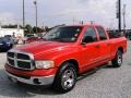 2002 Flame Red Dodge Ram 1500 SLT Plus Quad Cab  photo #7