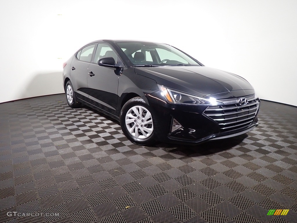 2019 Elantra SE - Phantom Black / Black photo #2