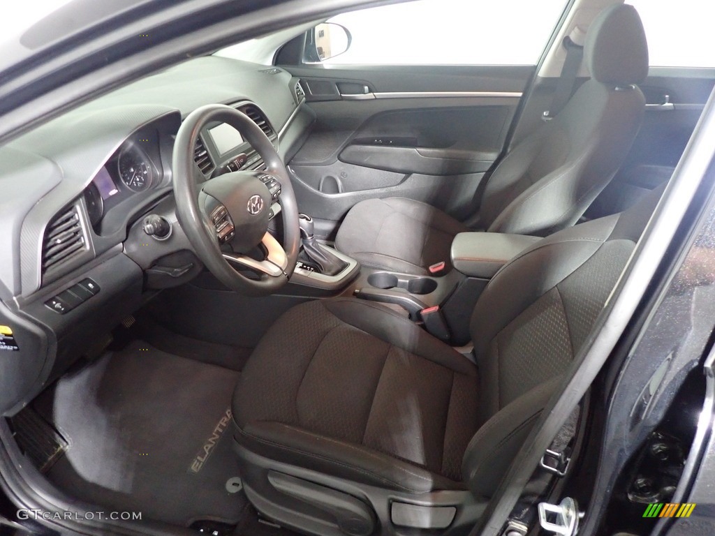 2019 Elantra SE - Phantom Black / Black photo #22