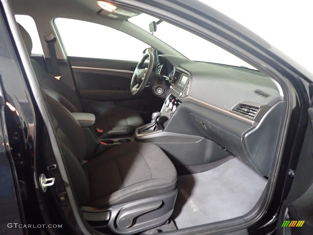 2019 Elantra SE - Phantom Black / Black photo #25