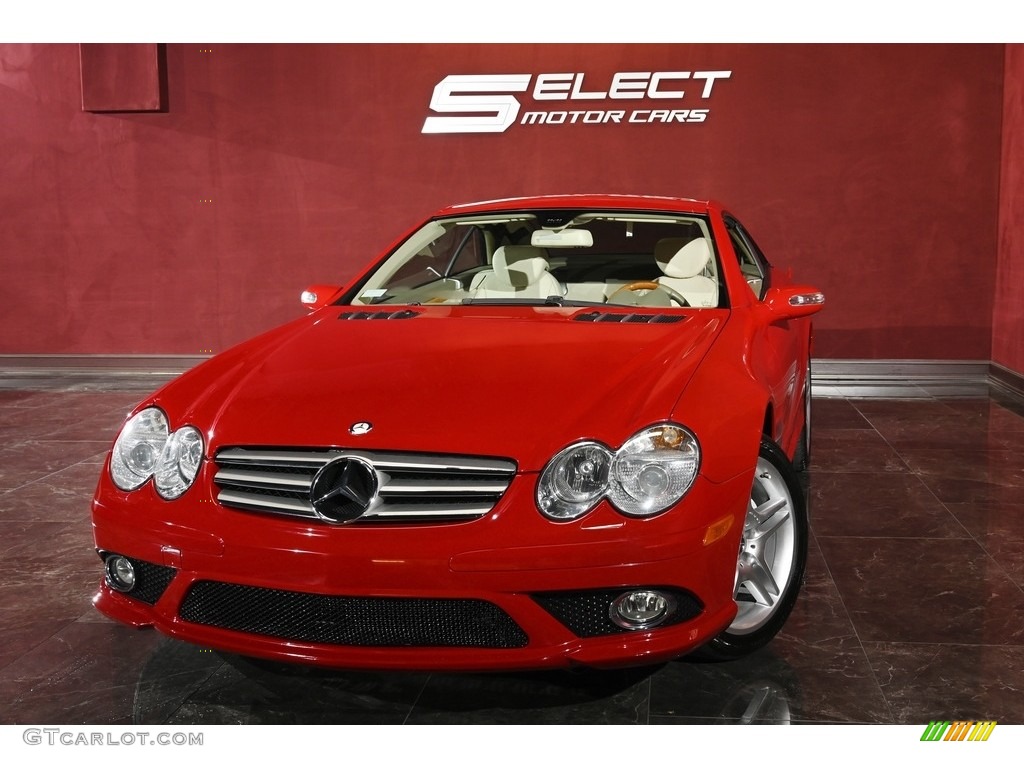 2007 SL 550 Roadster - Mars Red / Java photo #1