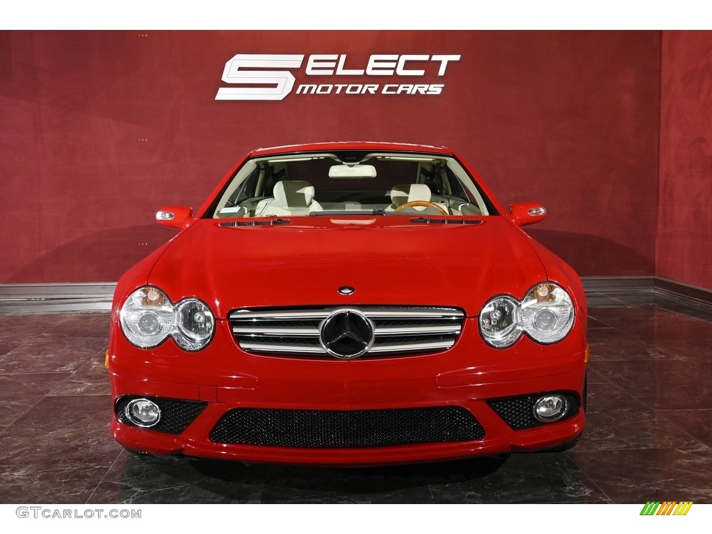 2007 SL 550 Roadster - Mars Red / Java photo #2