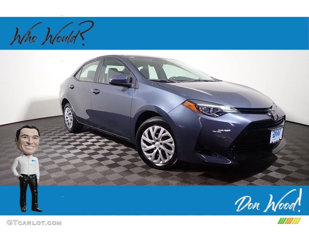 2017 Corolla LE - Falcon Gray Metallic / Black photo #1