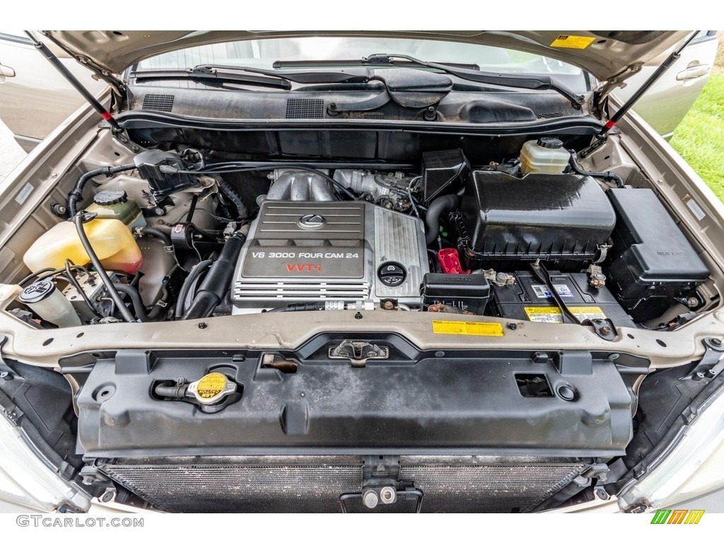 2001 RX 300 AWD - Burnished Gold Metallic / Ivory photo #16
