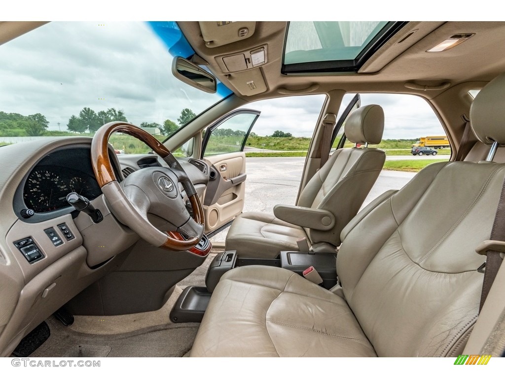 Ivory Interior 2001 Lexus RX 300 AWD Photo #139206045