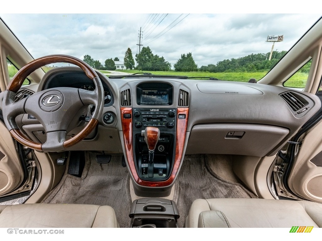 2001 RX 300 AWD - Burnished Gold Metallic / Ivory photo #30