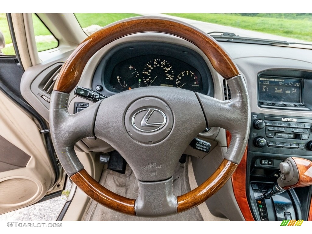 2001 RX 300 AWD - Burnished Gold Metallic / Ivory photo #32