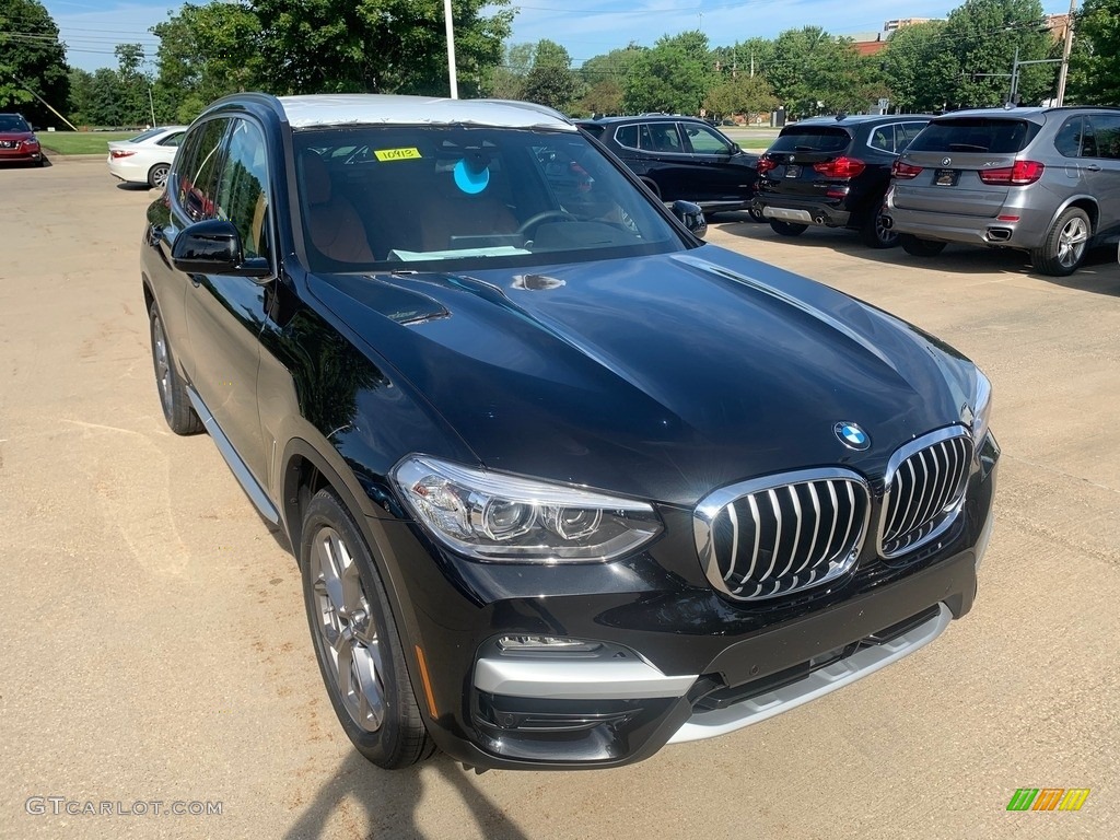 Black Sapphire Metallic 2021 BMW X3 xDrive30i Exterior Photo #139208007