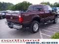 2009 Royal Red Metallic Ford F250 Super Duty Lariat SuperCab 4x4  photo #4