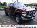 2009 Royal Red Metallic Ford F250 Super Duty Lariat SuperCab 4x4  photo #5