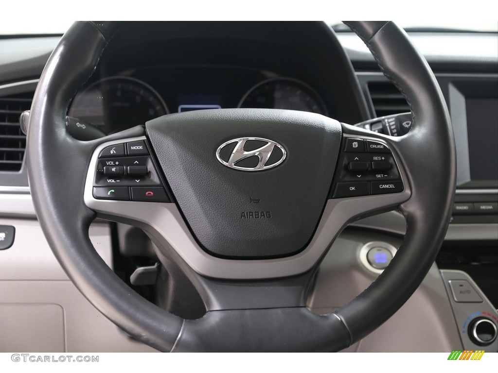 2017 Elantra Limited - Silver / Gray photo #7