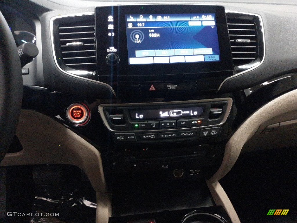 2021 Pilot Touring AWD - Deep Scarlet Pearl / Beige photo #13
