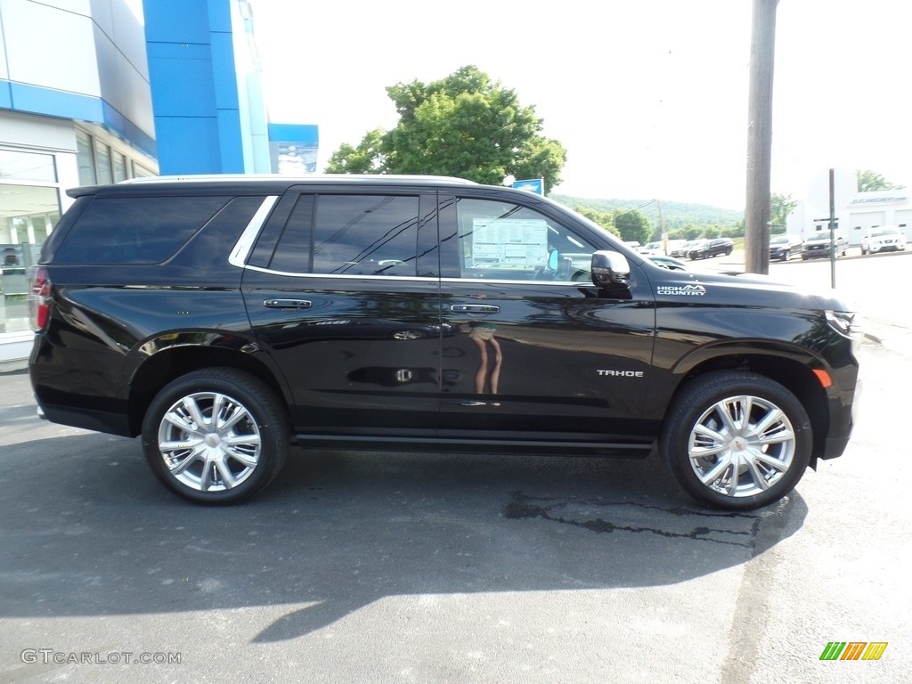 Black 2021 Chevrolet Tahoe High Country 4WD Exterior Photo #139208964