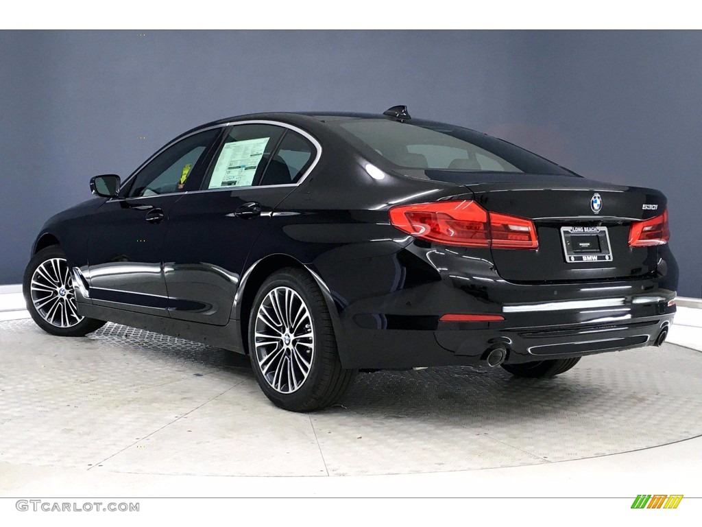 2020 5 Series 530i Sedan - Jet Black / Black photo #3