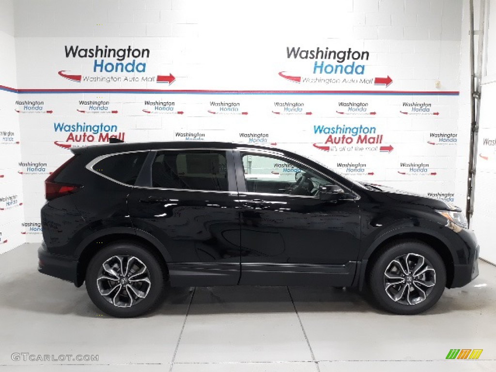 2020 CR-V EX AWD - Crystal Black Pearl / Gray photo #1