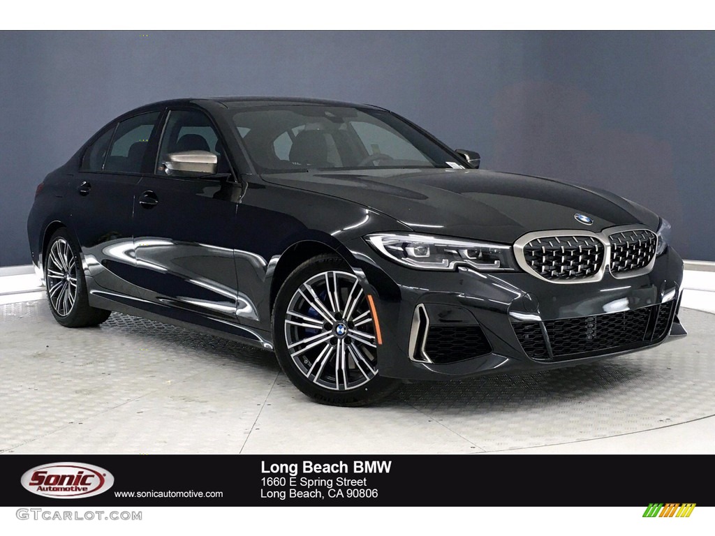 2020 3 Series M340i Sedan - Black Sapphire Metallic / Black photo #1