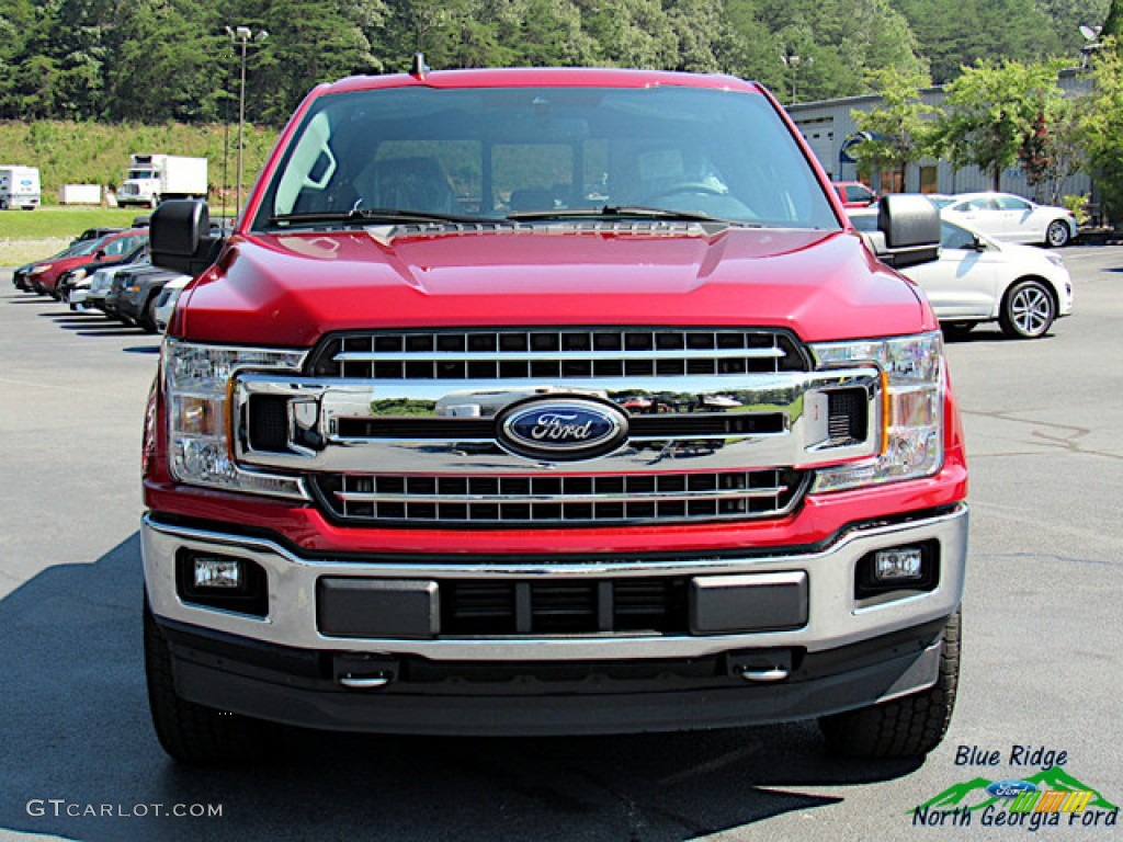 2020 F150 XLT SuperCrew 4x4 - Rapid Red / Medium Earth Gray photo #8