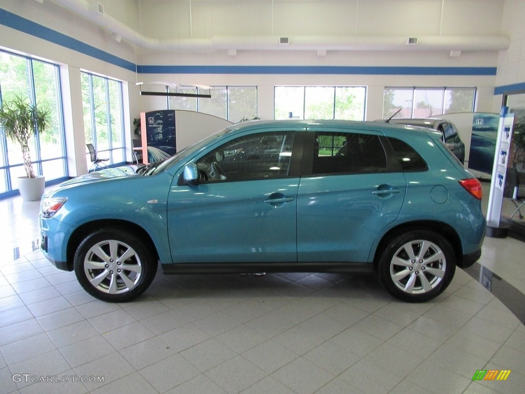 Laguna Blue Metallic 2013 Mitsubishi Outlander Sport ES 4WD Exterior Photo #139211862