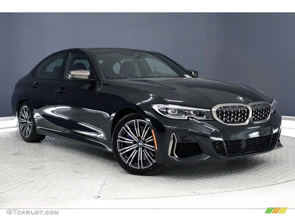 Black Sapphire Metallic 2020 BMW 3 Series M340i Sedan Exterior Photo #139211925