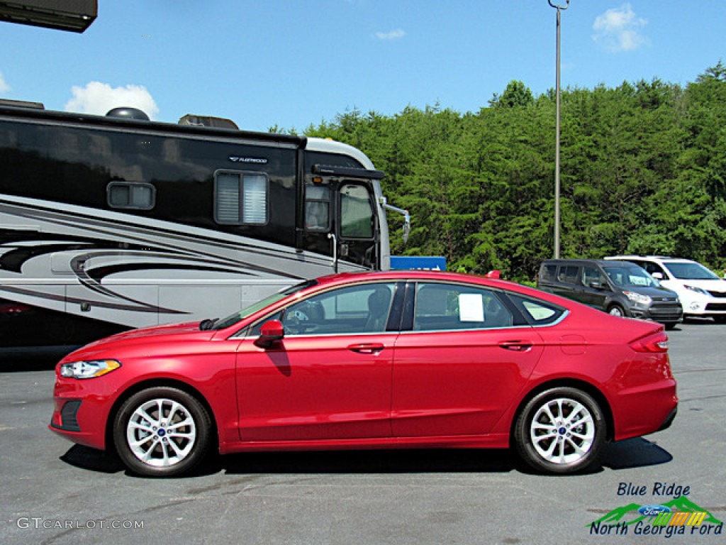 2020 Fusion SE - Rapid Red / Medium Light Stone photo #2