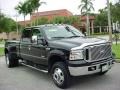 Black 2006 Ford F350 Super Duty Lariat FX4 Crew Cab 4x4 Dually
